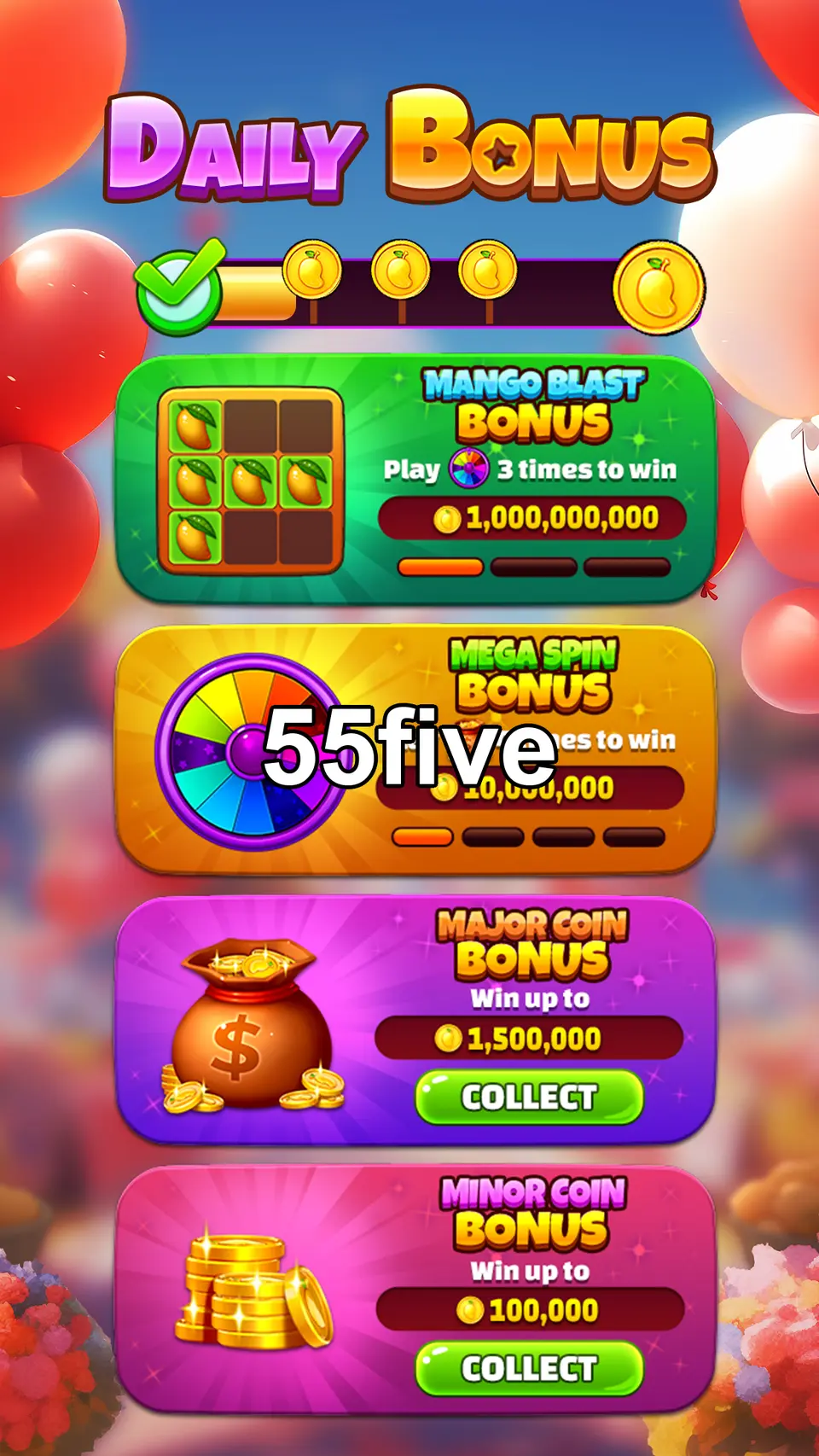55five Masuk